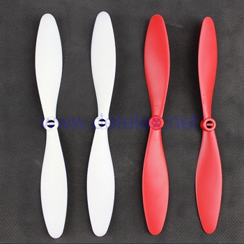 XK-X380 X380-A X380-B X380-C air dancer drone spare parts main blades propellers (Red-White) - Click Image to Close